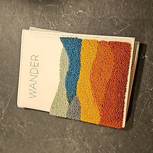 Handbags - Funky boho wander explore punch needle passport holder wallet